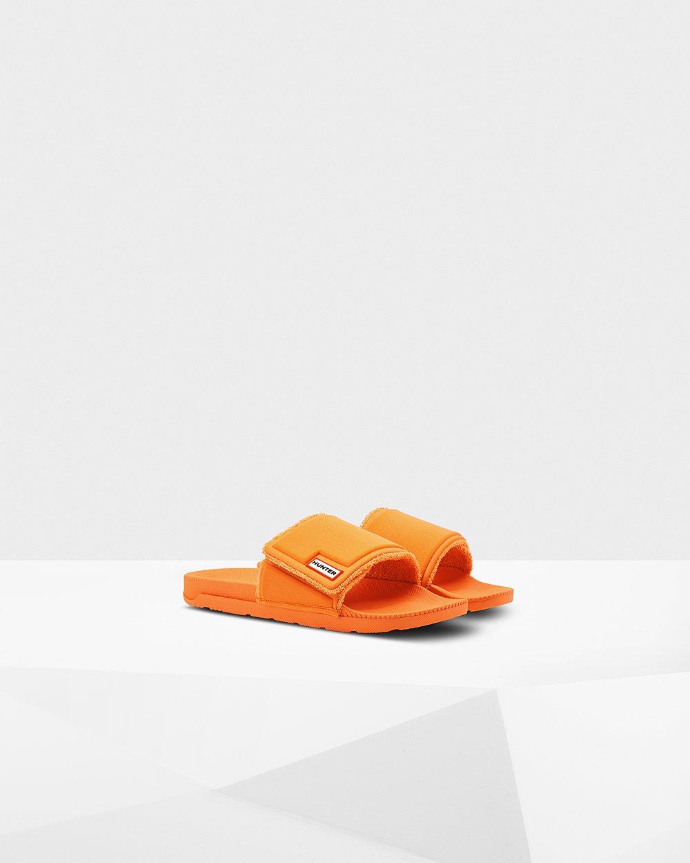 Hunter Original Adjustable Slides - Shop Online Mens Orange - ACIWRV046